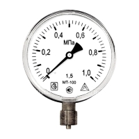 Манометр МТ-100 до 1,6 МПа М20х1,5, эконом Арт.182102323