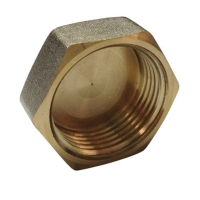 Заглушка латунная никелированная DN 15 муфтовая Арт.215300060