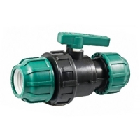 Кран шаровый ПЭ компрессионный 20 PN 10 Арт.252500702